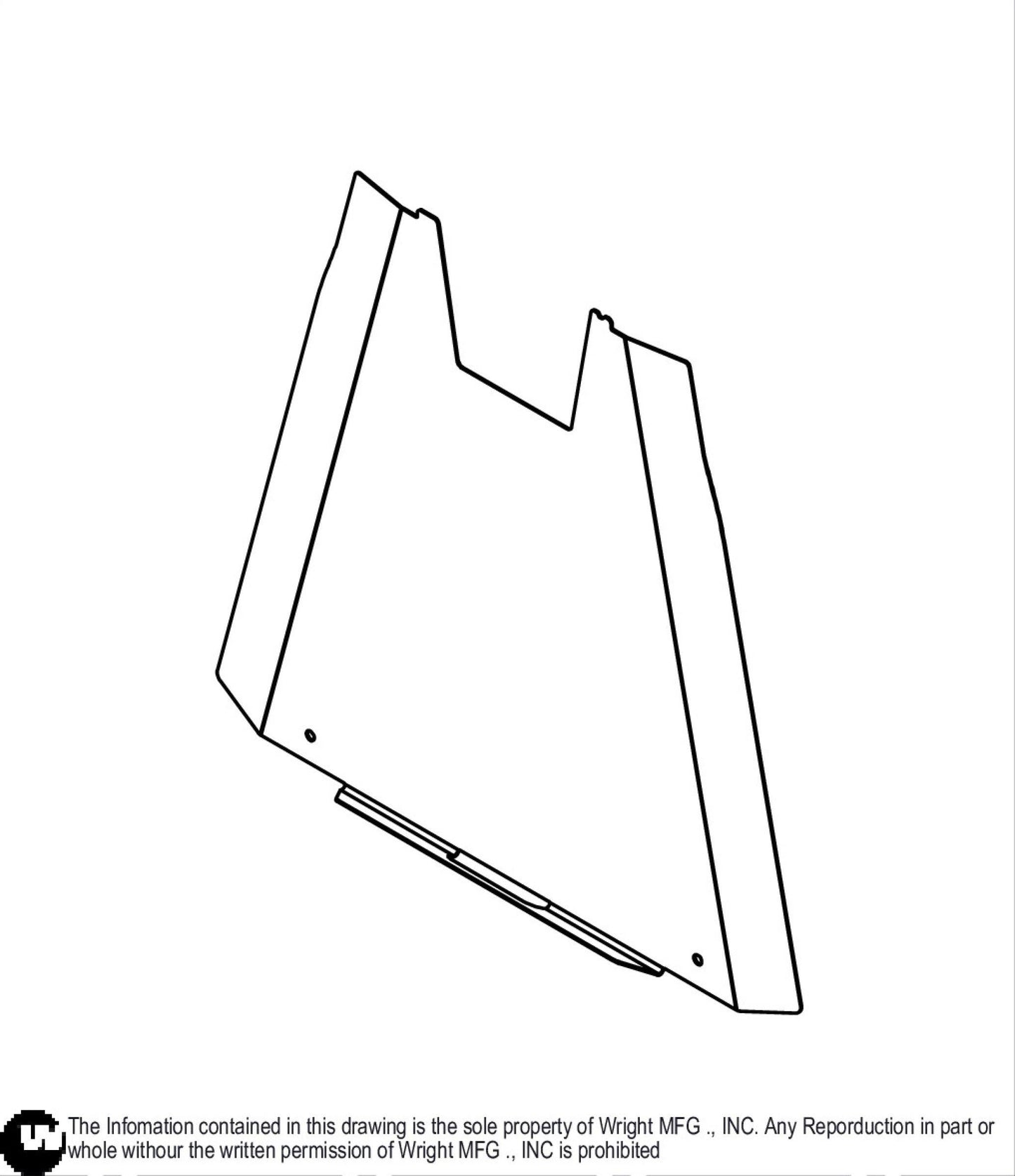 61 WV2 Center Deck Cover 93450062.