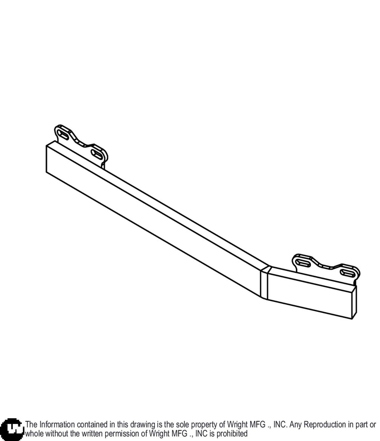 36" Velke Mower Weight Bar Kit 93460037.