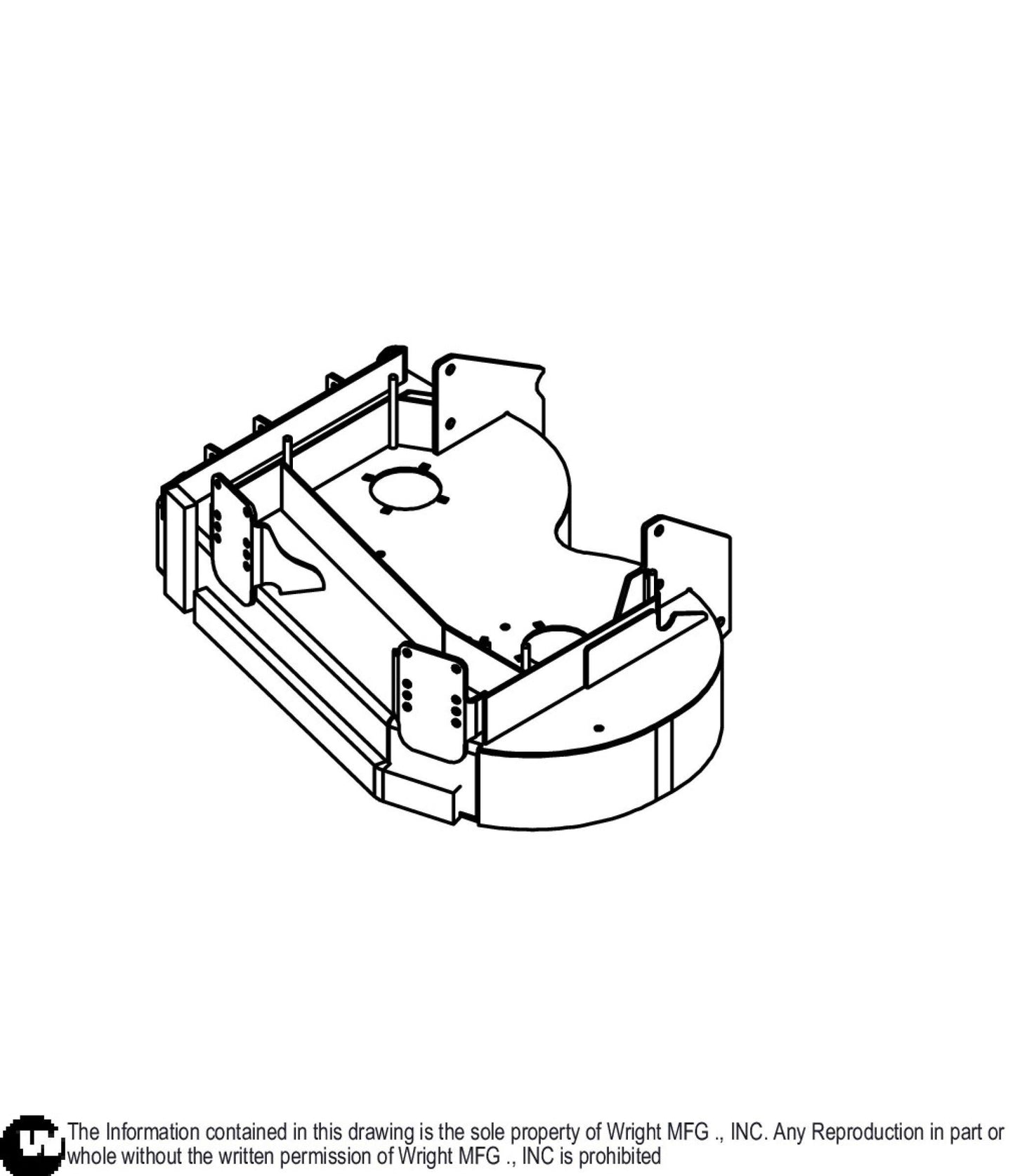 32 SD WSS Cutter Deck W Isol Caps 93460048.