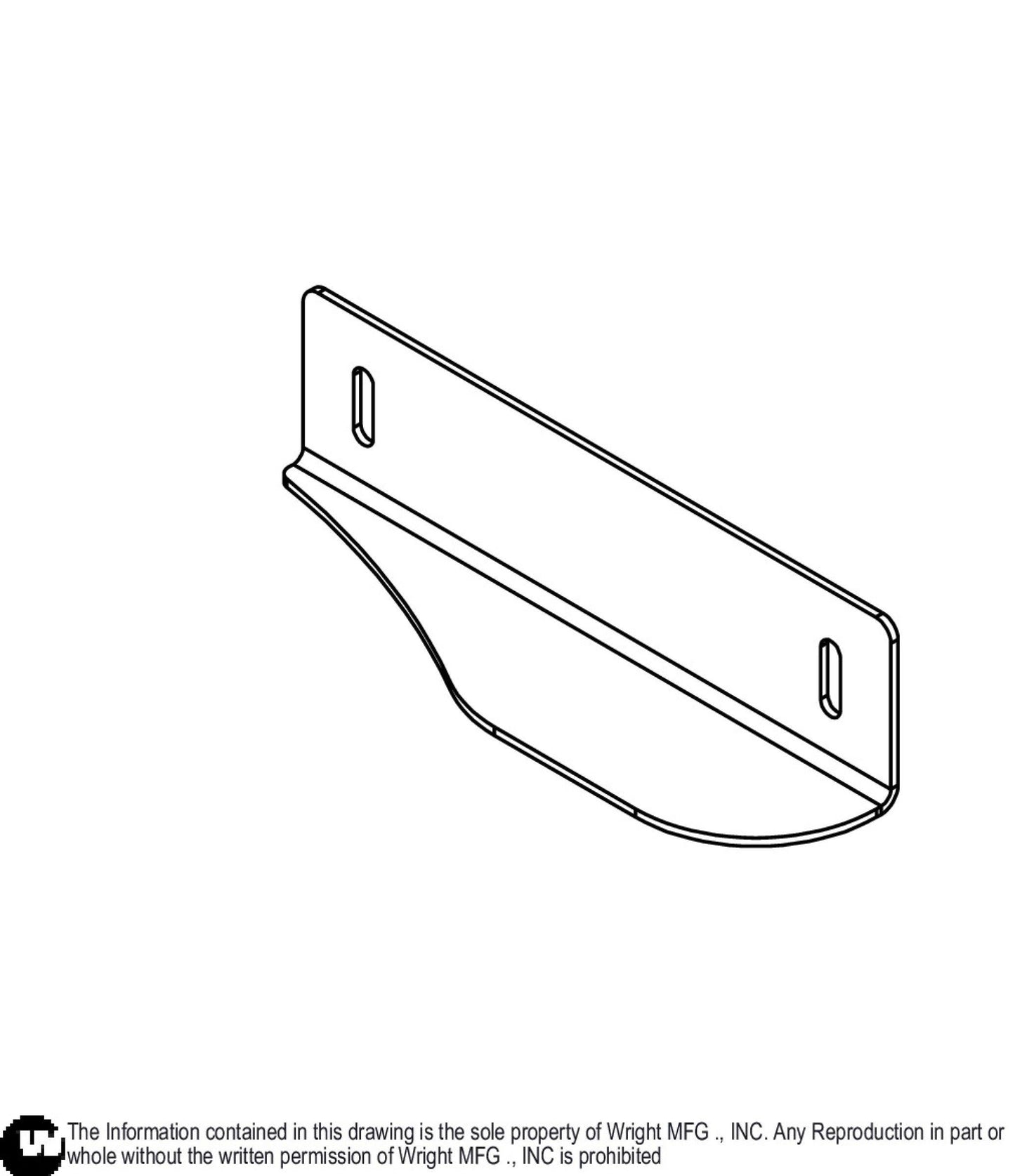 72 Northern Grass Air Deflector Baffle 93460242.