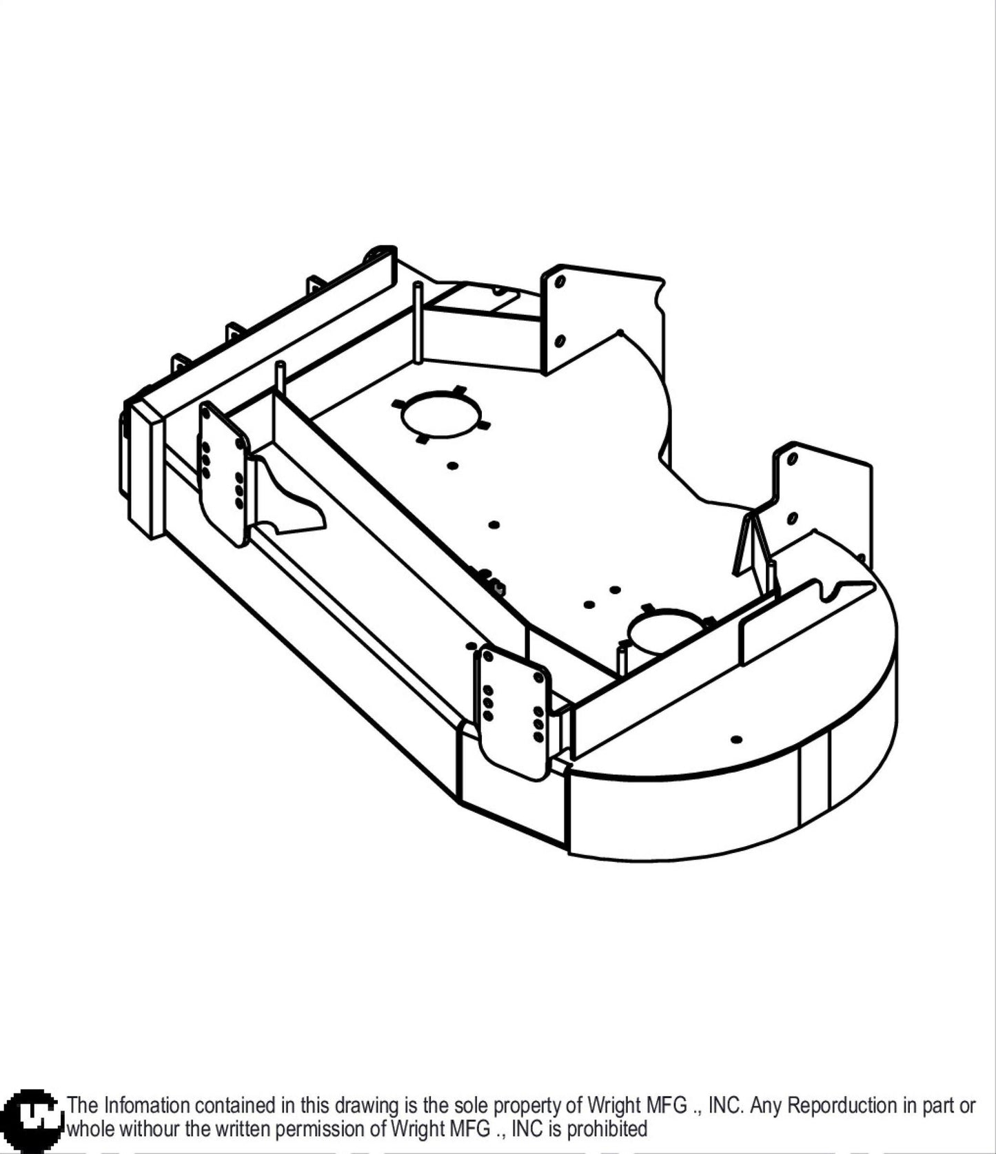 42 SD WSS Cutter Deck W Isol Caps 93480006.