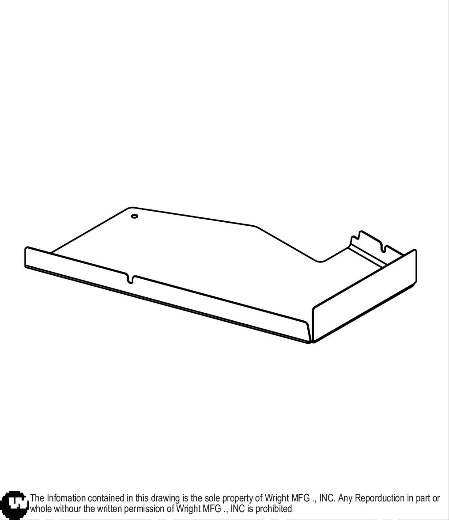 Right 48-52 WZTO Deck Cover Weldment 93490020.