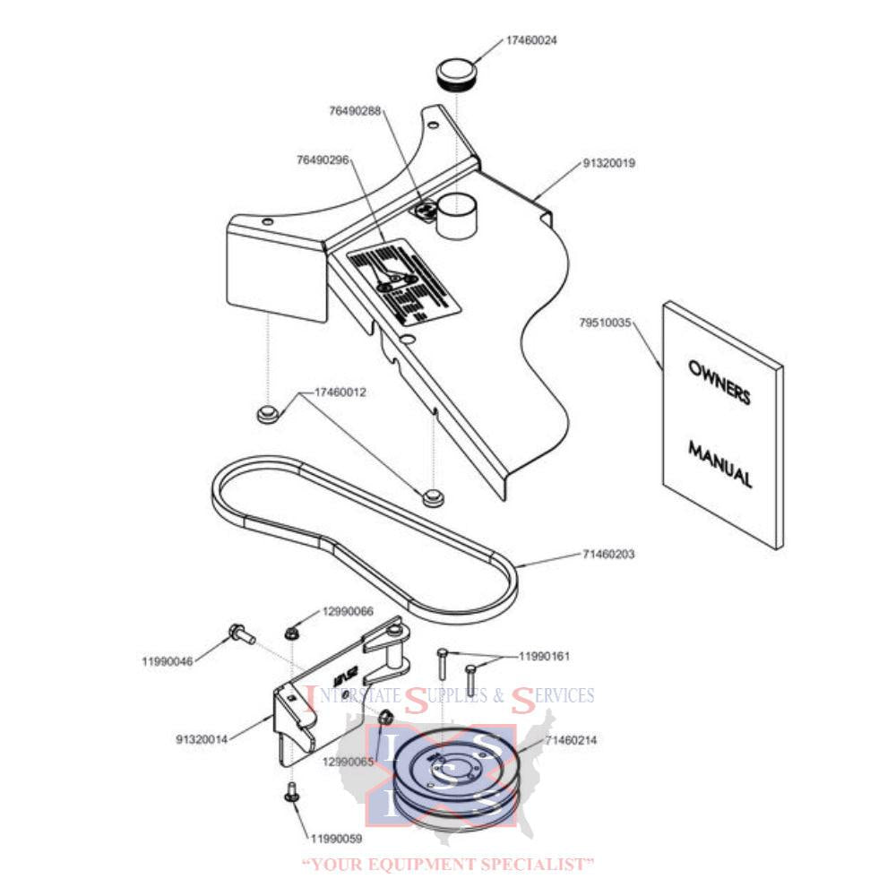 Wright 52" Stander ZK GCS Pulley Kit 95320006.