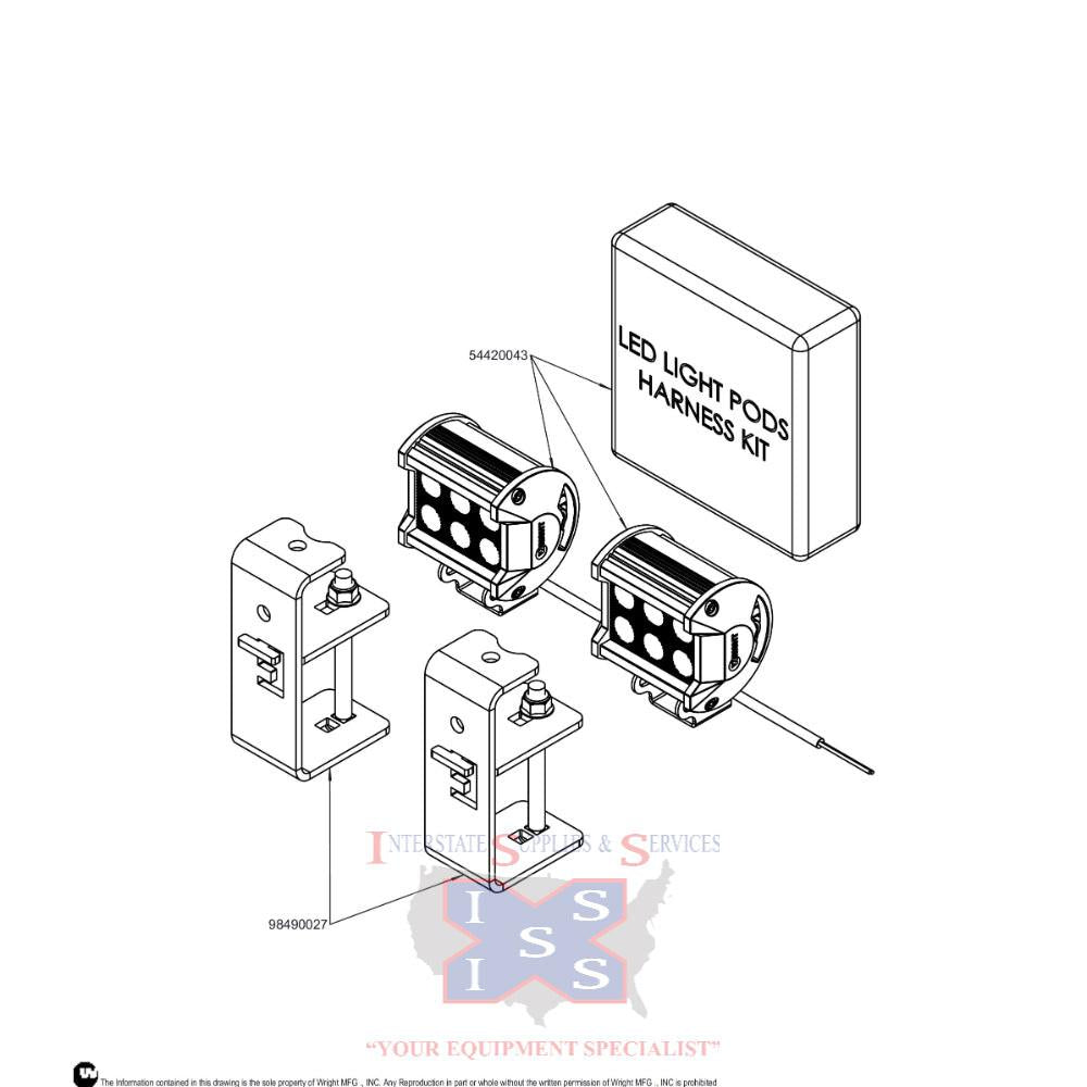 Wright Work Light Kit 95420008.