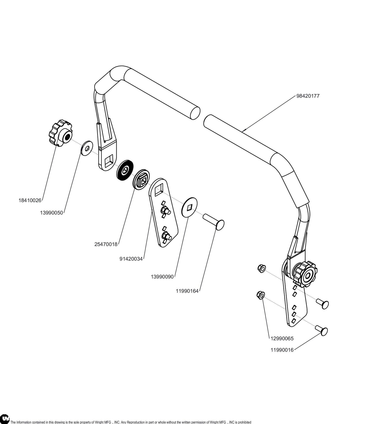 WZTO Control Handle Upgrade Kit 95420009.