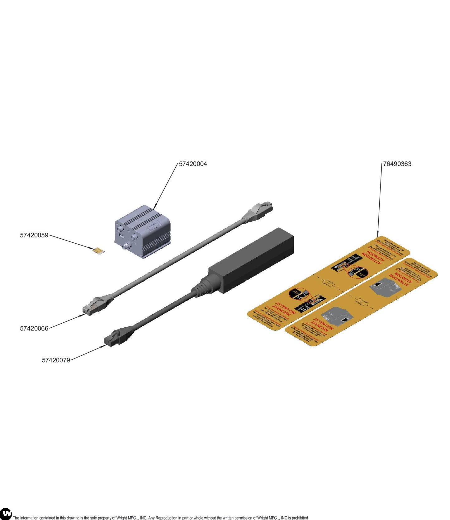 Configured Microhard Modem Service Kit 95420012.