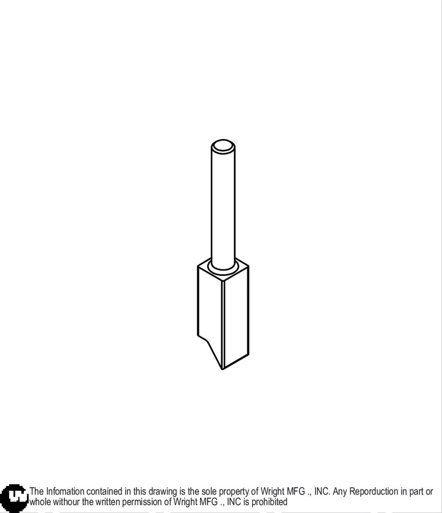 Stop Block Pin Weldment 96410003.