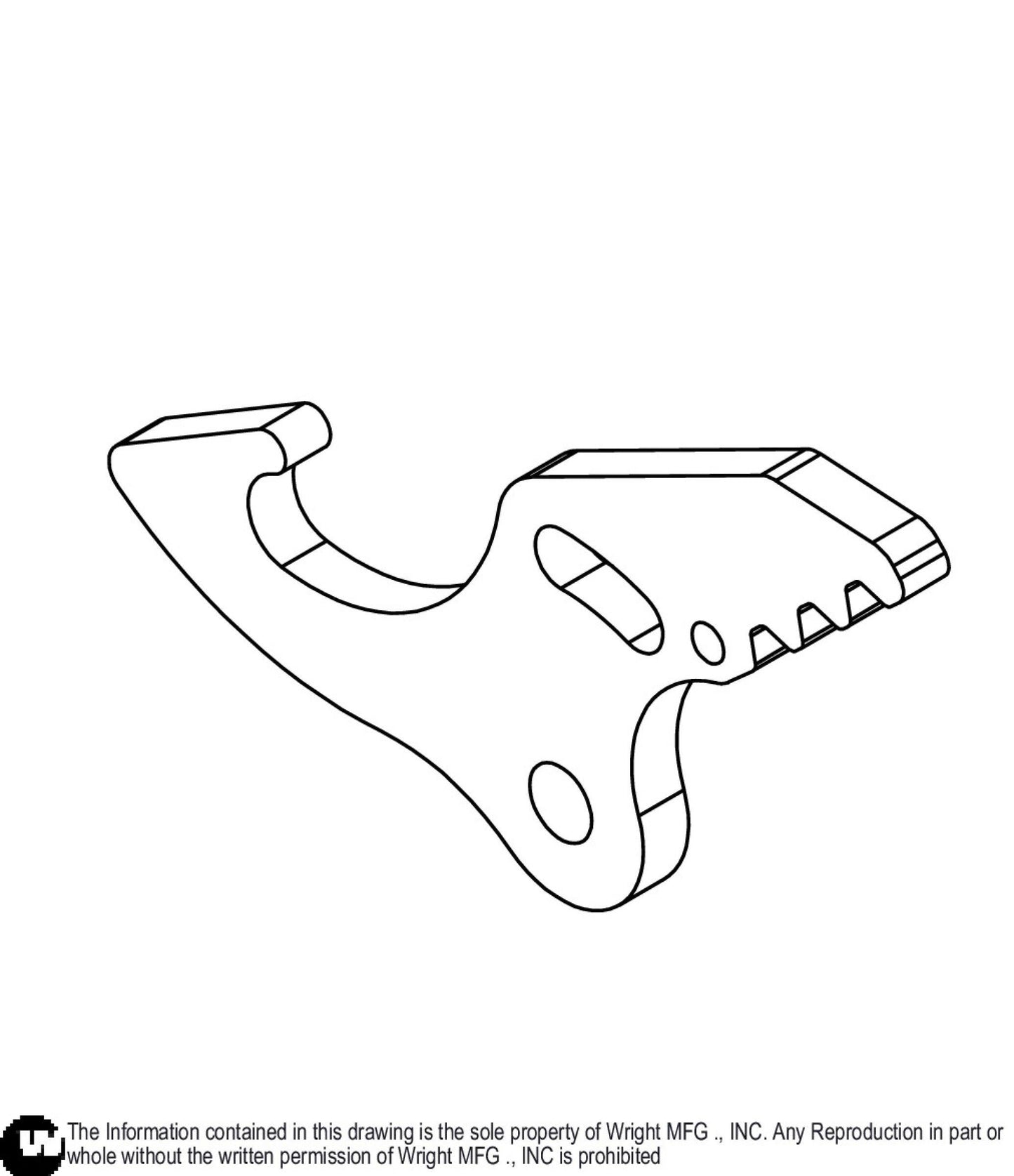 WZXT Deck Lift Latch 96410018.