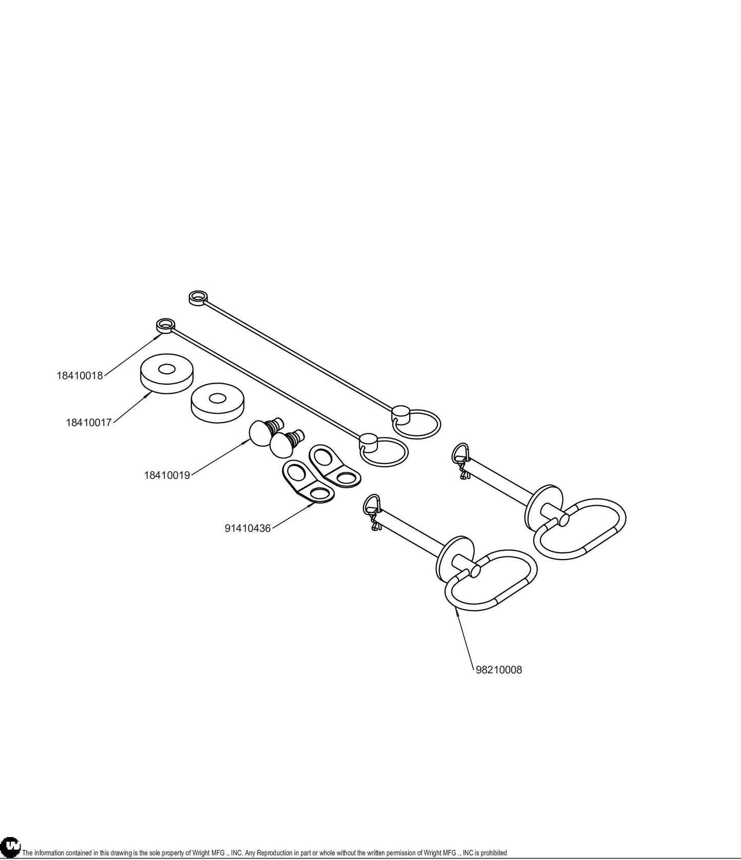 WZ ROPS Hardware Kit 98210005.