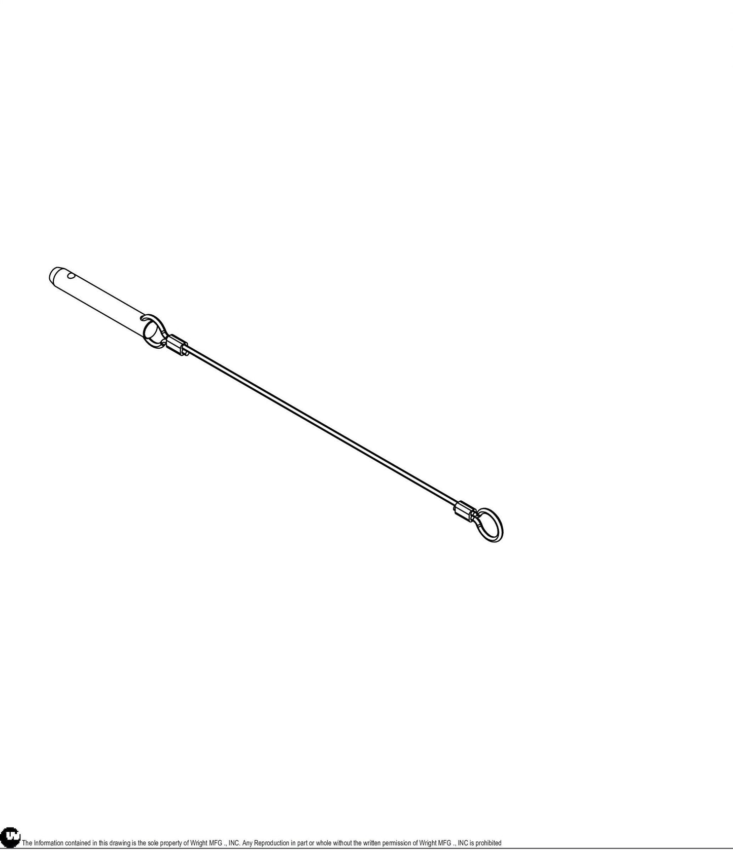 .375 X1.875 Pin Height W Lanyard 98410153.