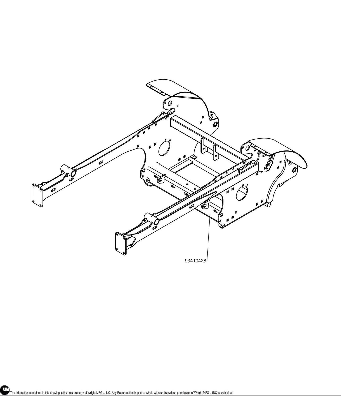 WSTX/WSPX Special Order Tractor Frame Body Service 98410168.