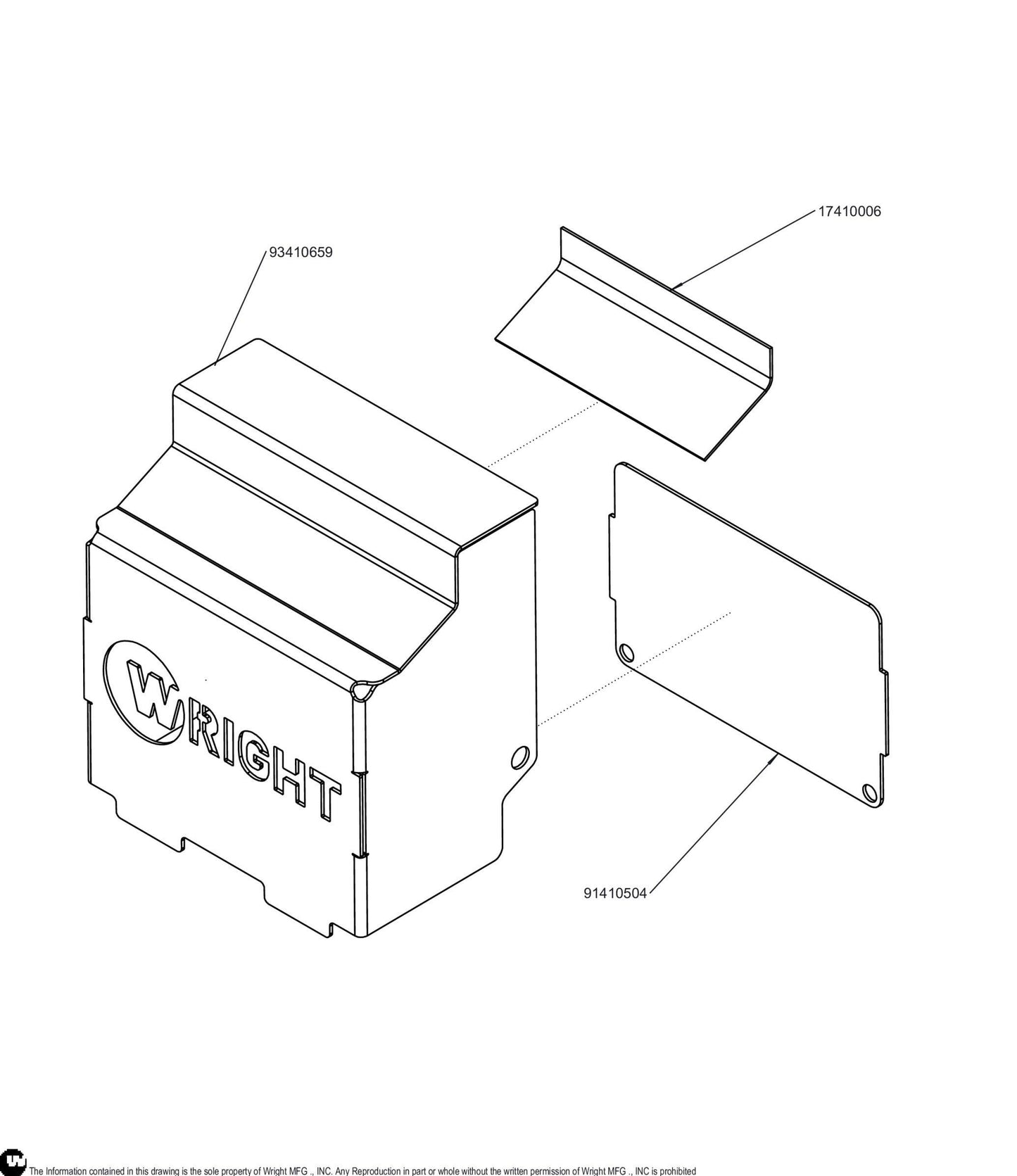 32/36 WSB Battery Cover 98410432.