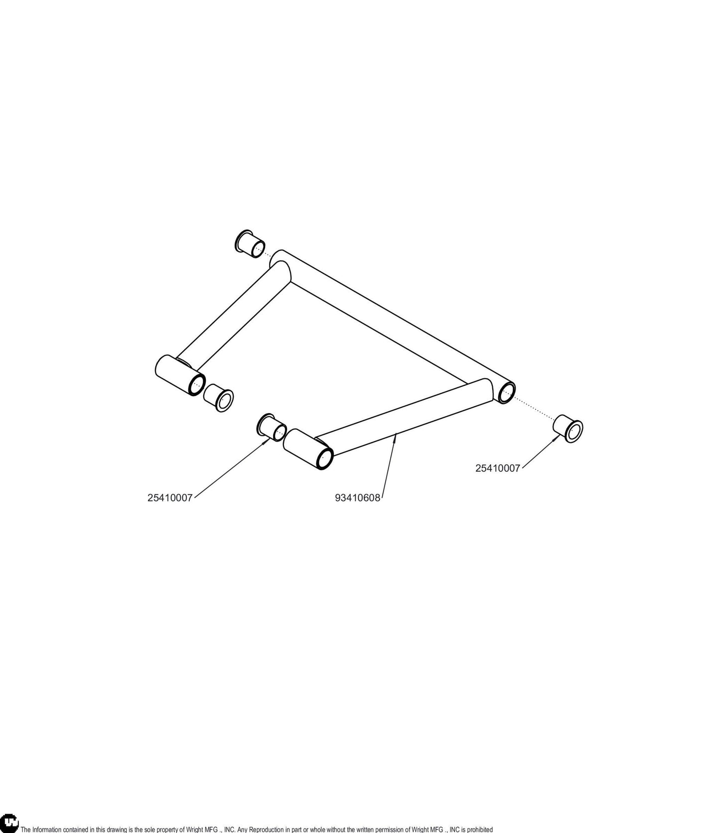 WZXT Lower Control Arm Assembly 98410440.