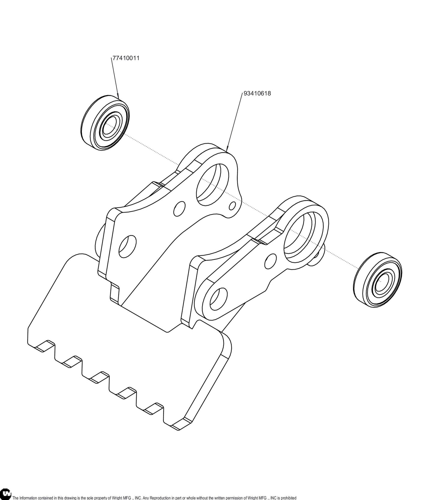 WZX Parking Brake Latch Pedal Assembly 98410443.