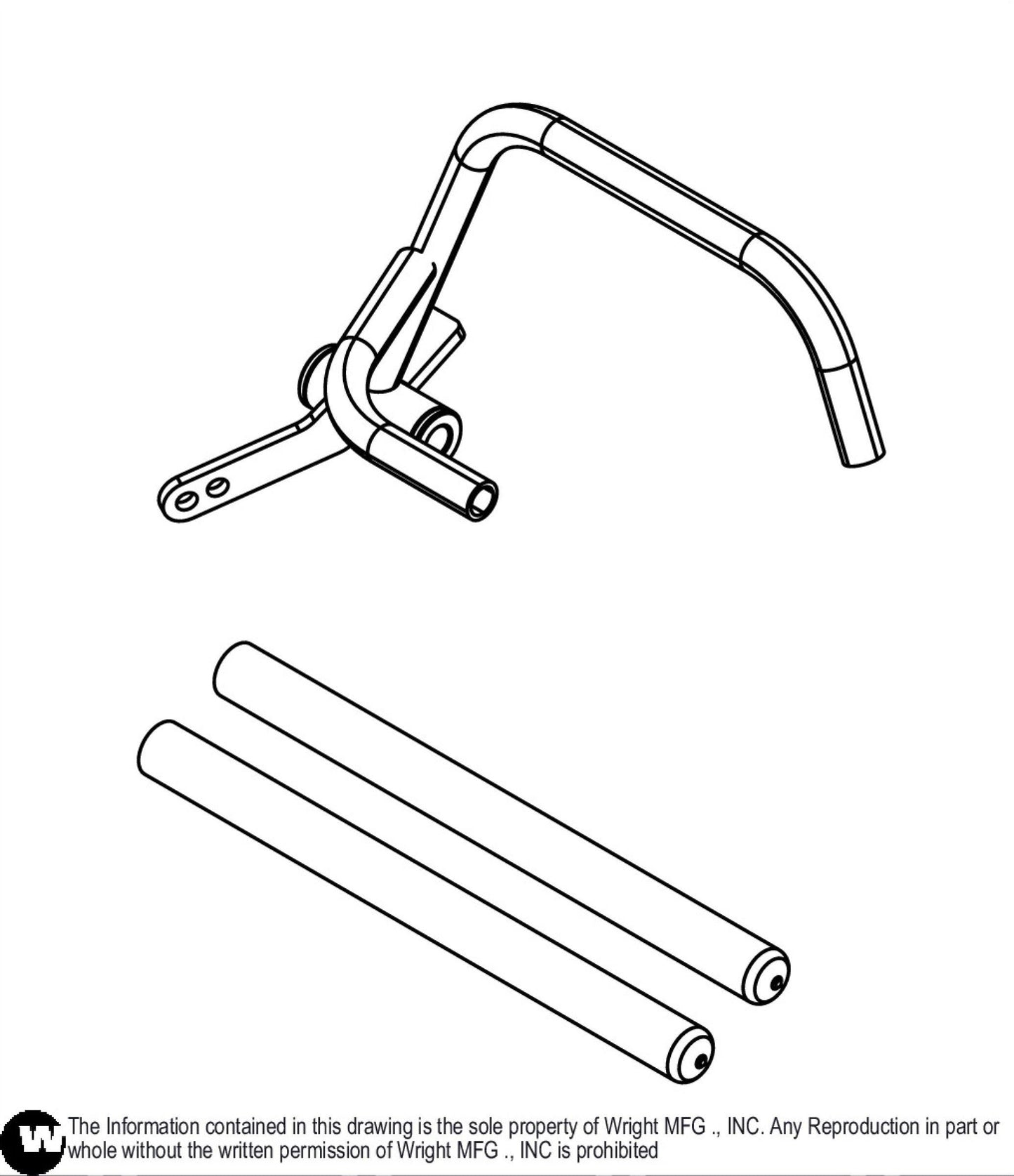Left WVQL Control Lever 98420039.
