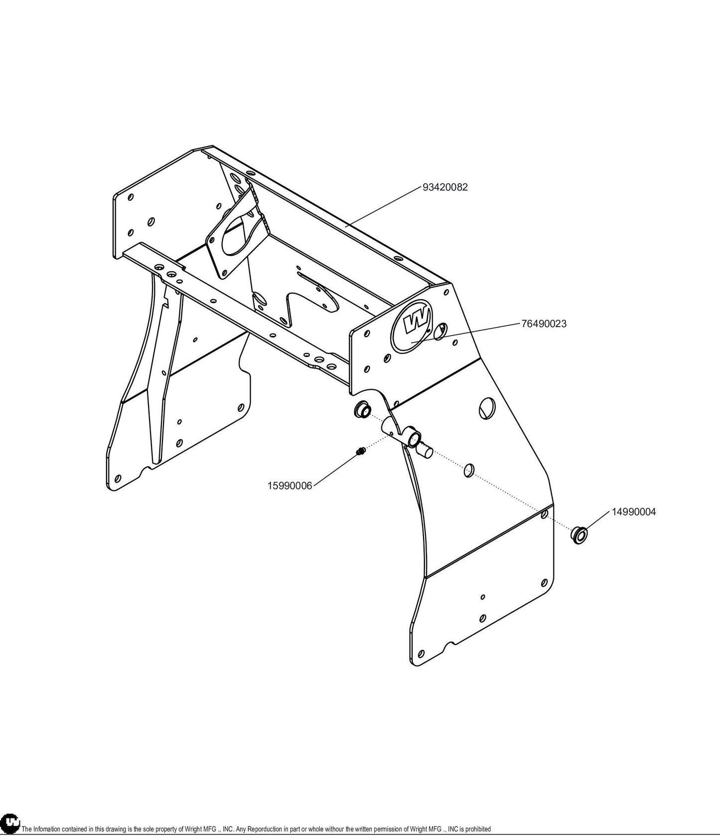 WZK Upright Frame Assembly 98420062.