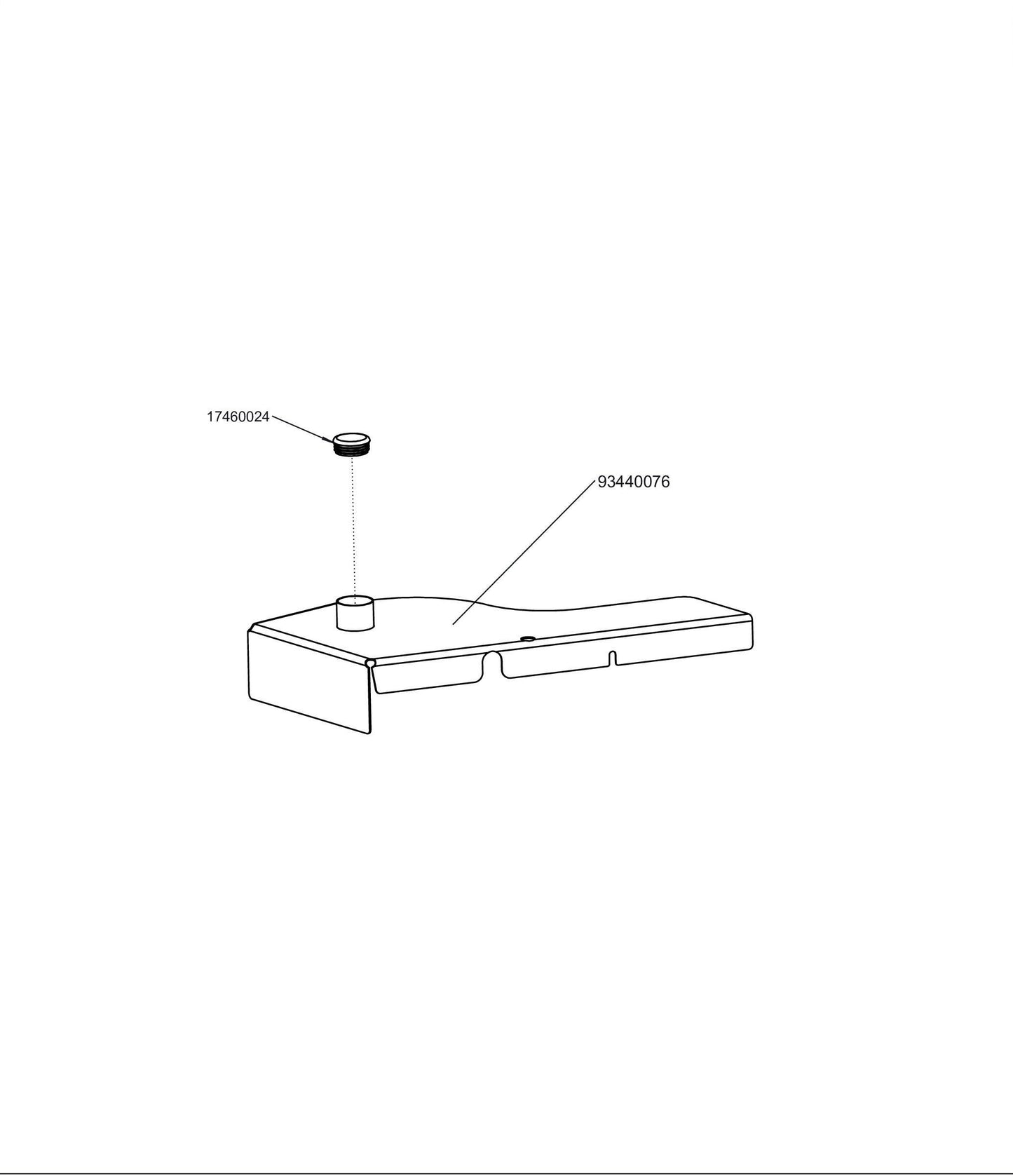 Right 52 Deck Cover Assembly 98440011.