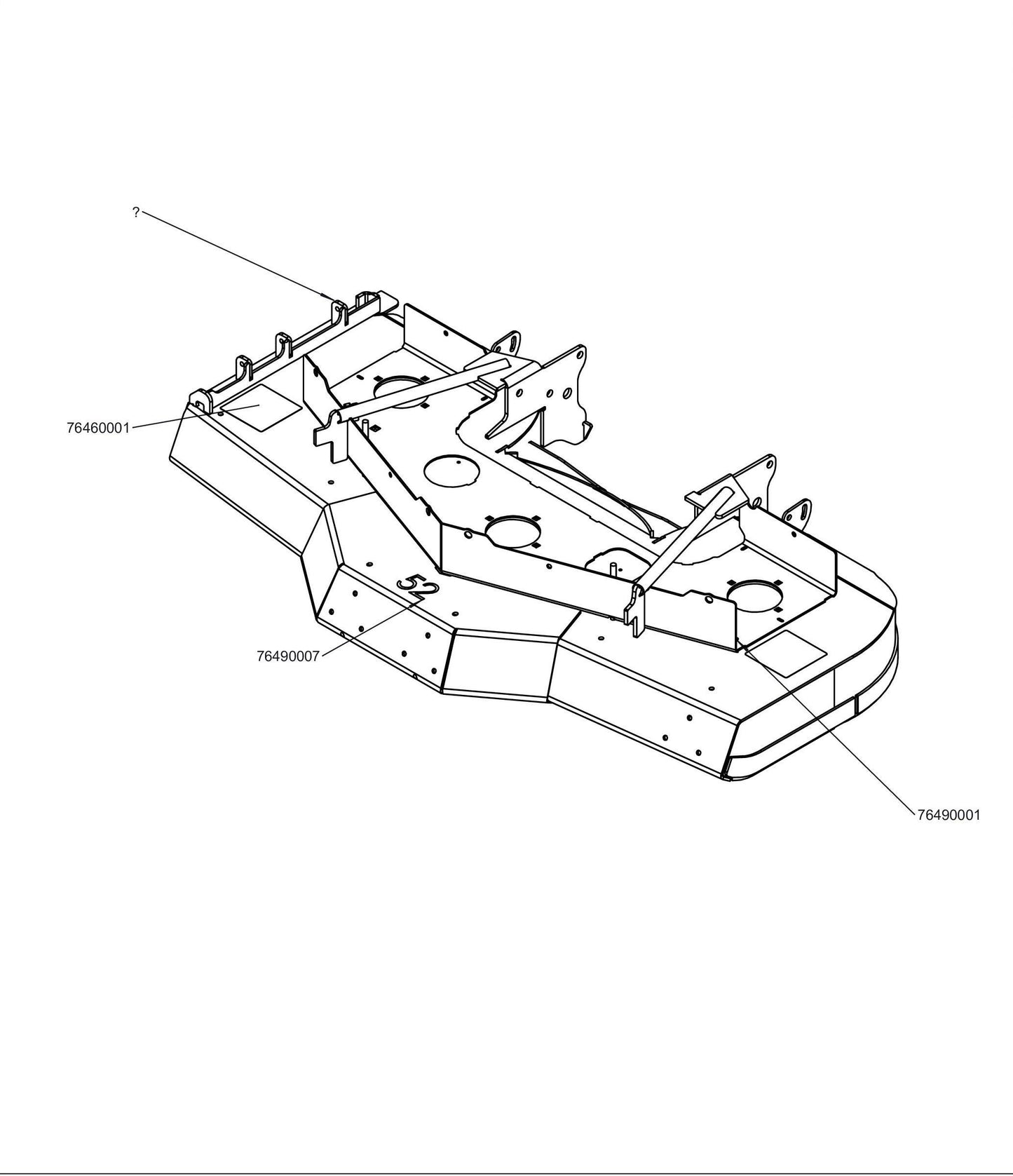 52 Cutter Deck Service Assembly 98440012.
