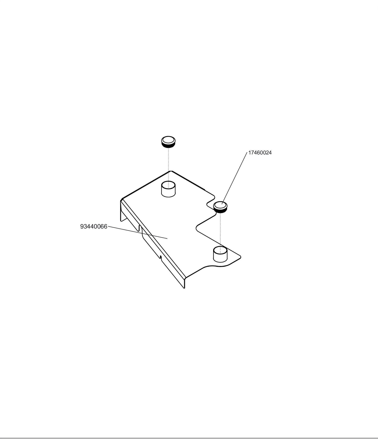 Right 52 WS Deck Cover Assembly 98440014.