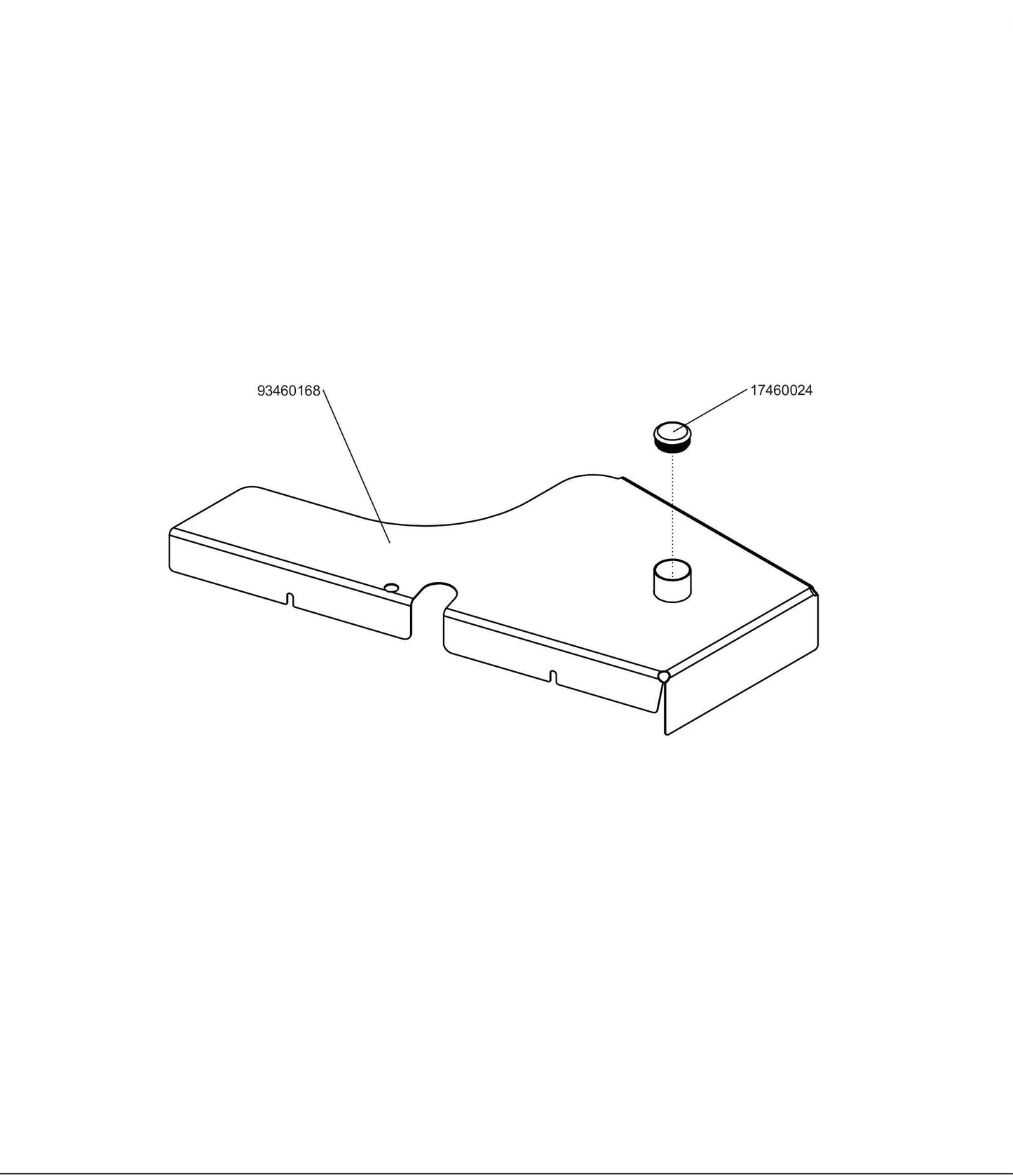 Left 72 Deck Cover Assembly 98460065.