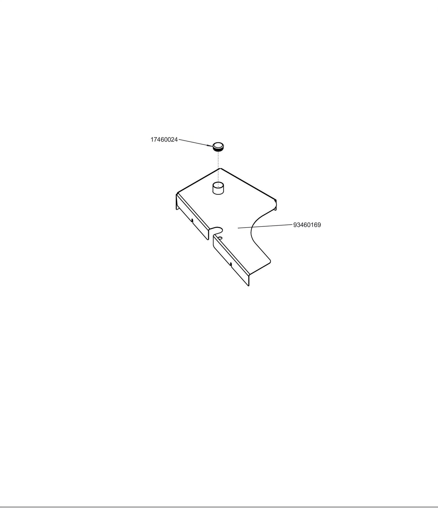 Right 72 Deck Cover Assembly 98460066.