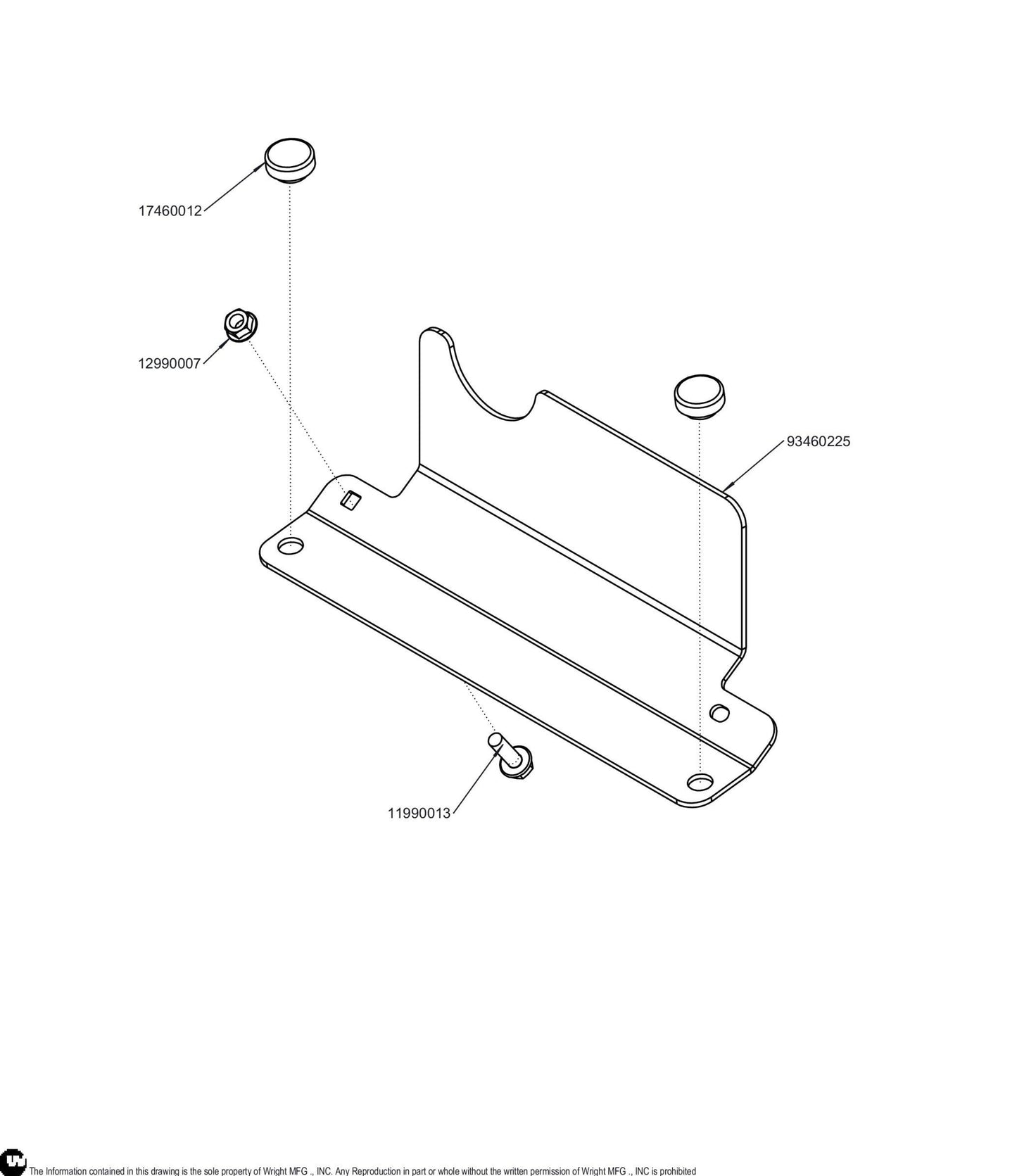 32 WSB Trim Deck Cover Assembly 98460084.
