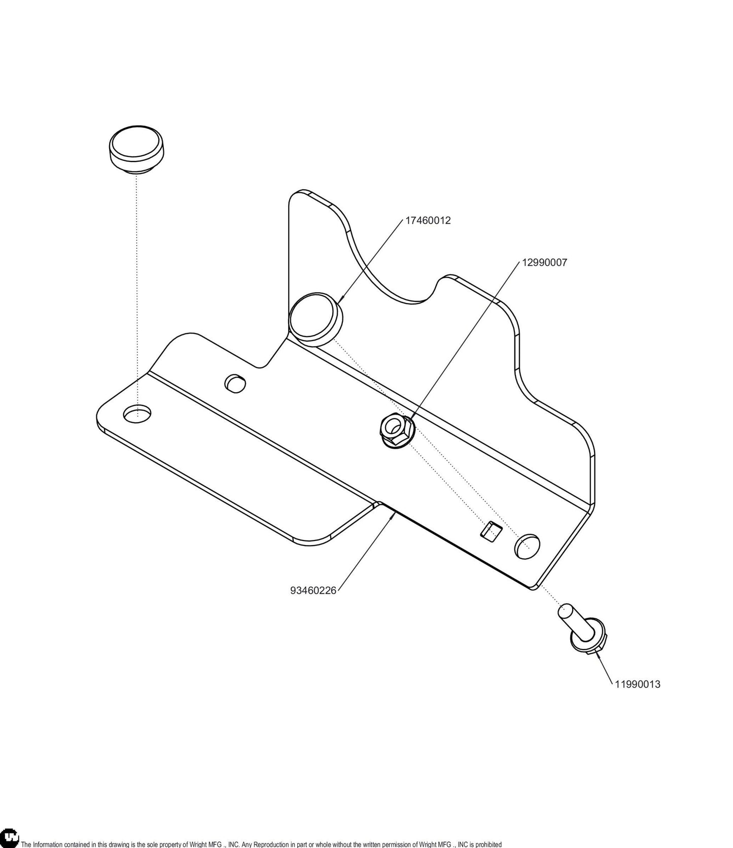 32 WSB Discharge Deck Cover Assembly 98460085.