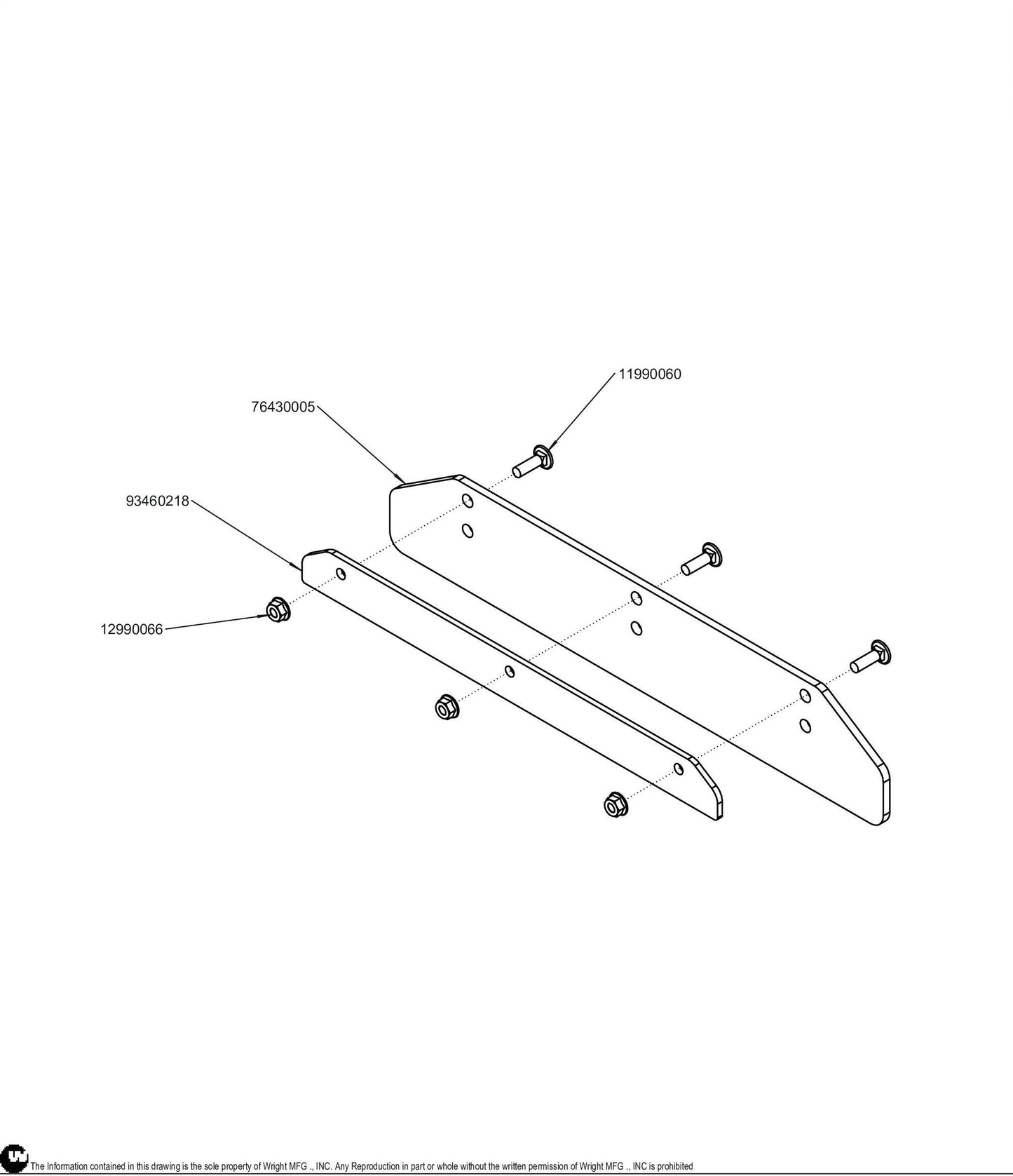 WVHC Trailing Shield CE Kit 98490024.