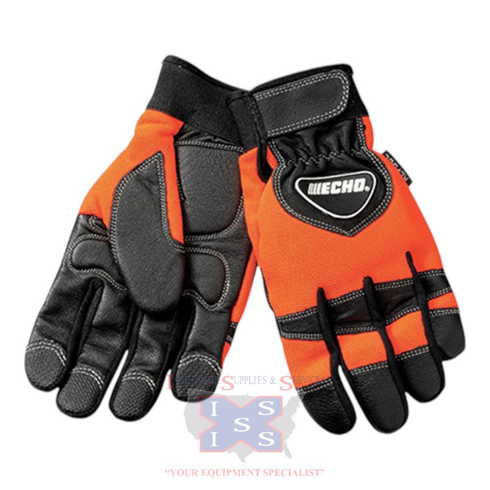 Echo Chainsaw gloves, orange - M.