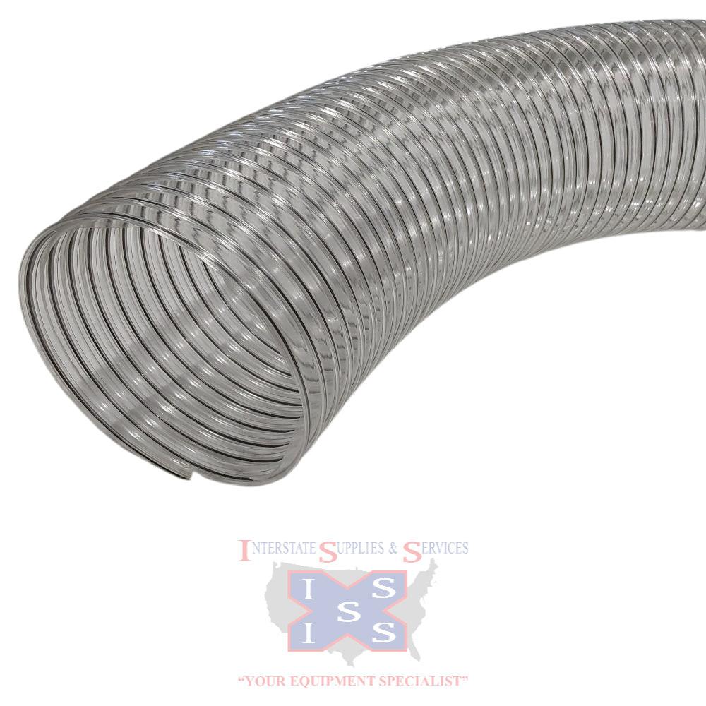NovaFlex .030" Wall Debris Loader Hose w/Yellow Plastic Helix 8" ID (Sold by the Foot).