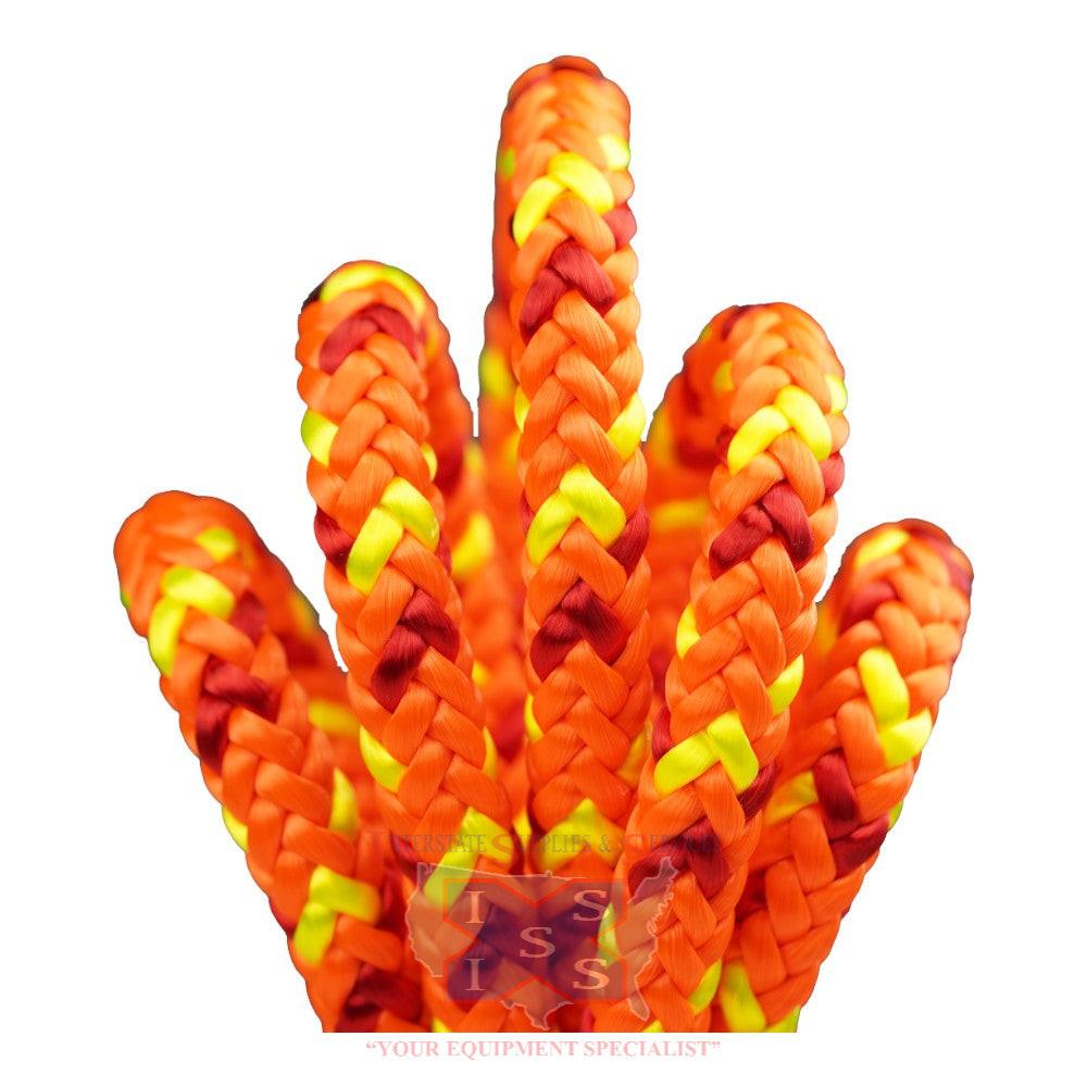 AllGear Forestry Pro Glo 12-Strand Climbing Line 12.7mm 1/2" x 6.