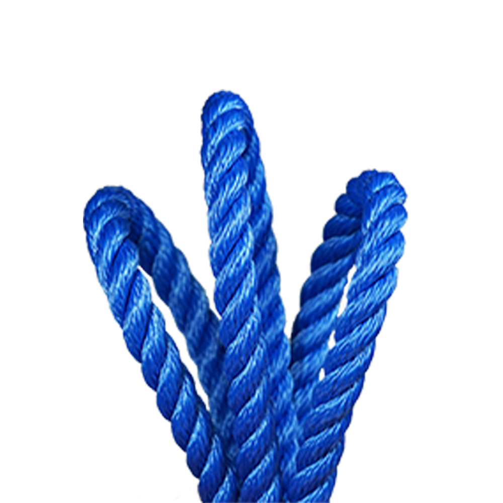 AllGear Husky 3-Strand Twisted Polyester Bull Rope 1/2" x 600' R AG3STP12600B