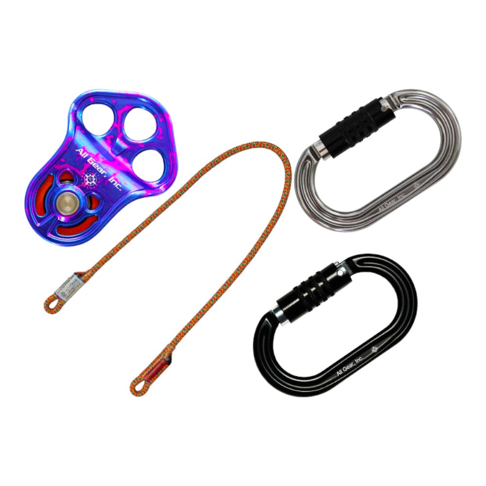 AllGear Hitch Climber Pulley System 8mm x 30" AGHCPS8