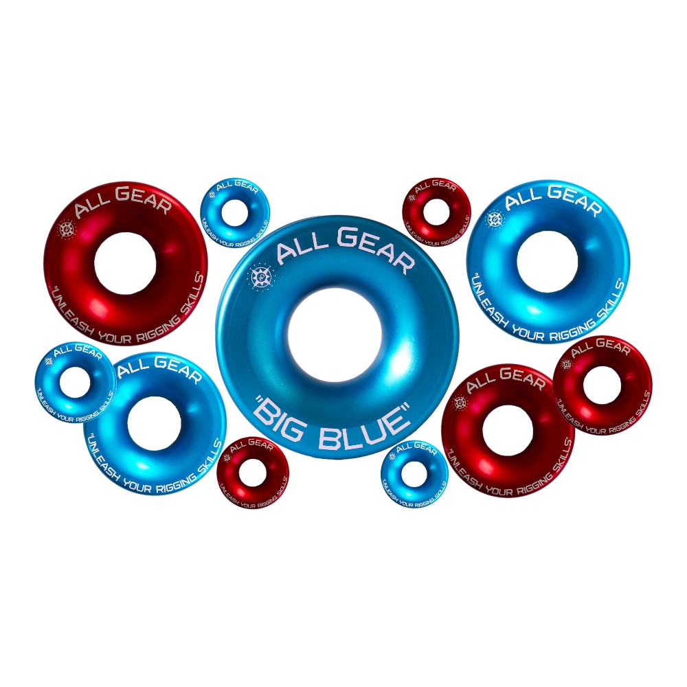 AllGear Low Friction Rigging Ring 1-1/8" AGLFR118-RED