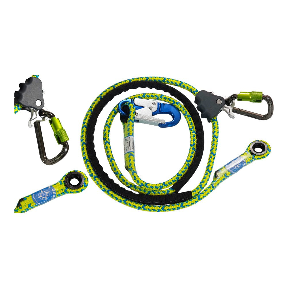 AllGear Positioning Lanyard 1/2" x 10' Safetylite AGPL1610S-RG