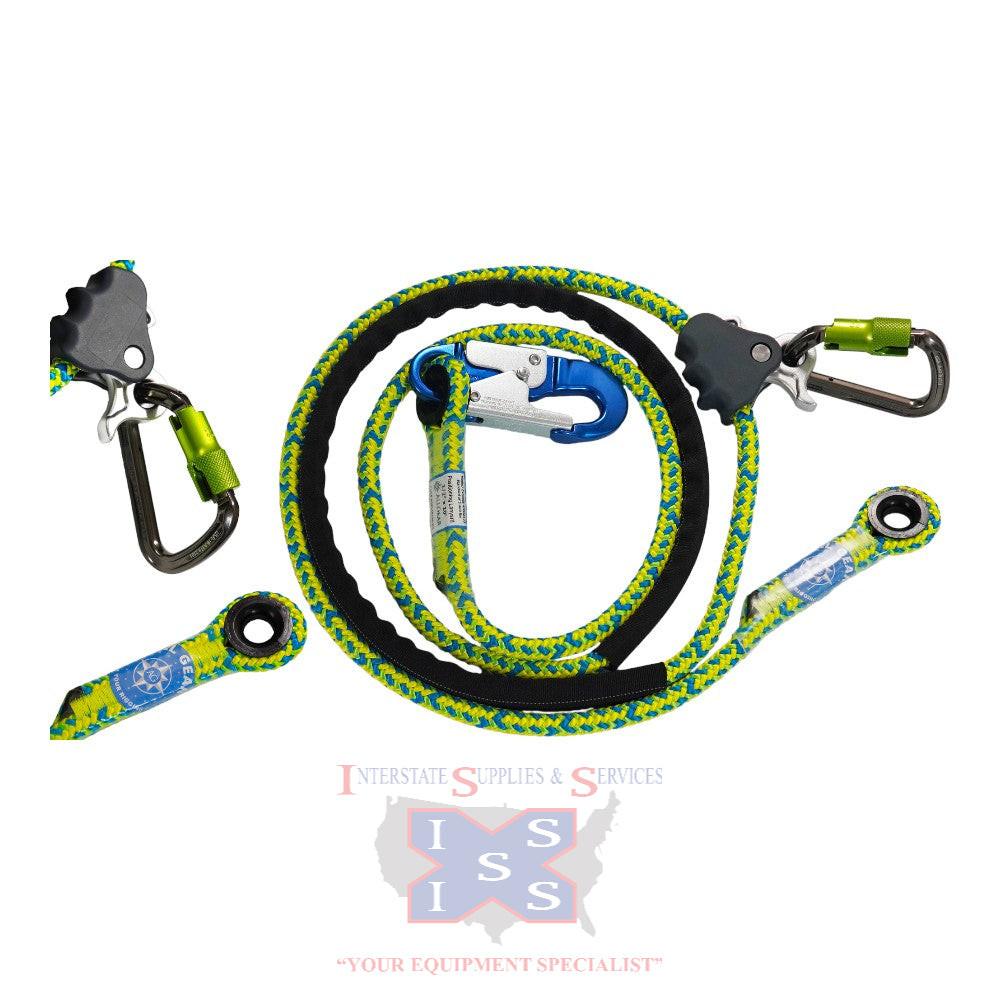 AllGear Positioning Lanyard 1/2" x 12' Berry Bomber