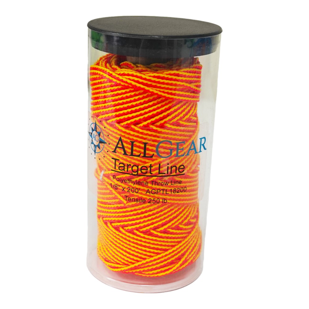AllGear Throw Line 1/8" x 200' Target Line AGPTL18200