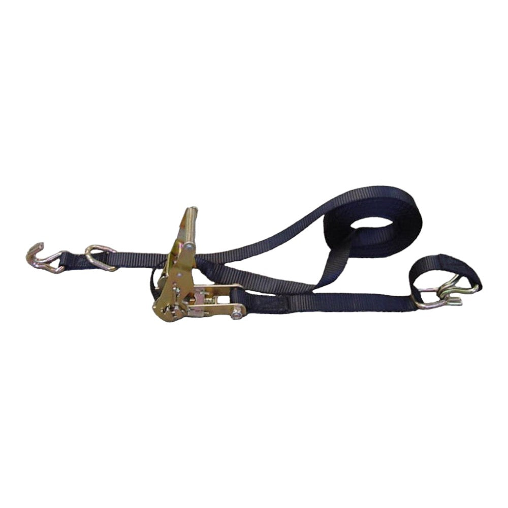 AllGear Ratchet Strap 1 X 16'Wire Hook w/ "D" Ring AGRS116HD