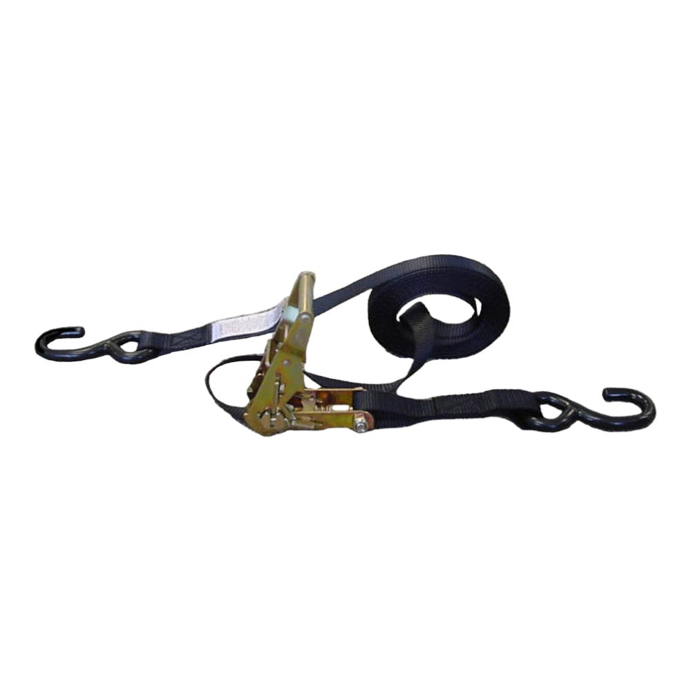 AllGear Ratchet Strap 1 X 16'w/ "S" Hook AGRS116SH