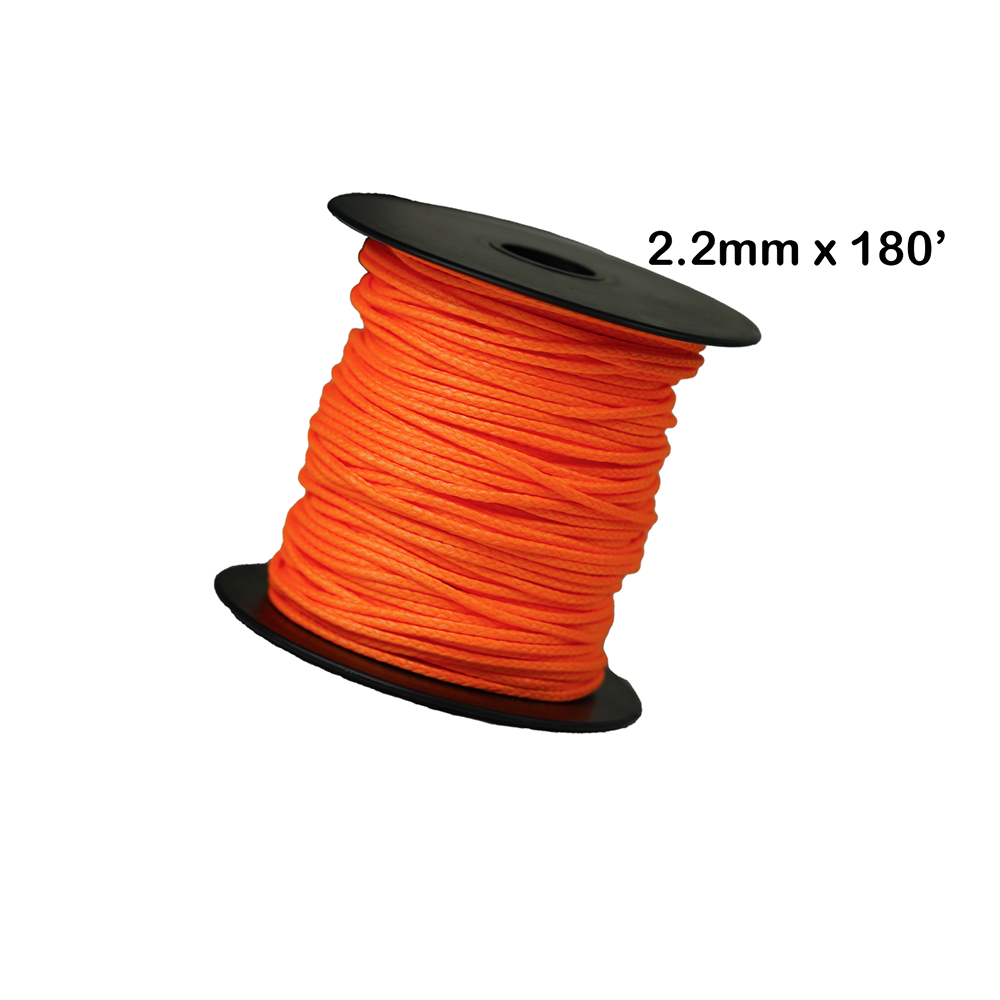 AllGear Throw Line 2.2mm x 180' Jet Set AGTL22180