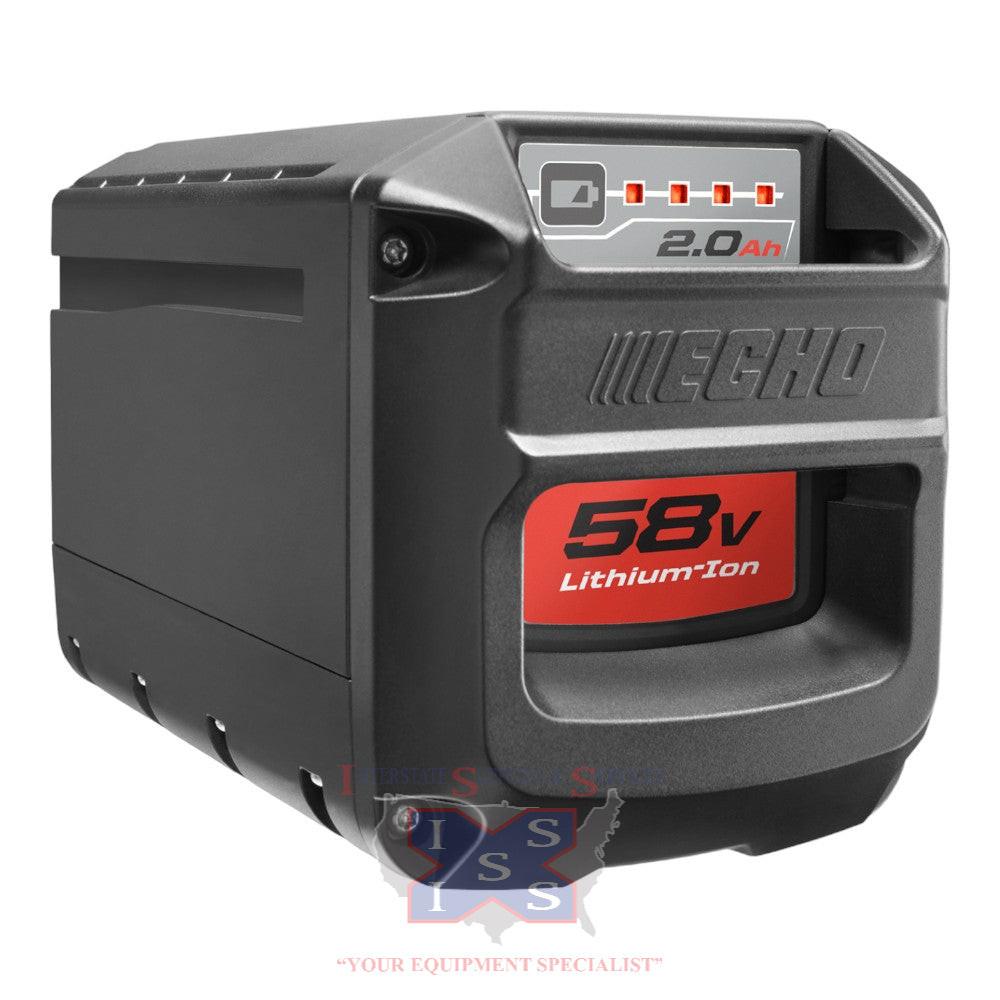 ECHO 58V 2Ah Lithium-Ion Battery.