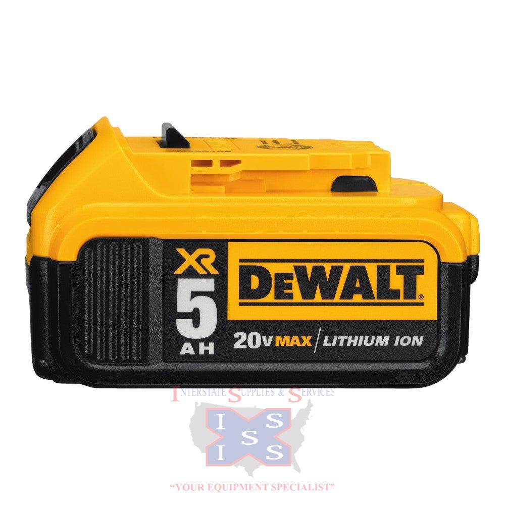 DeWalt 20V MAX XR 5Ah Battery.