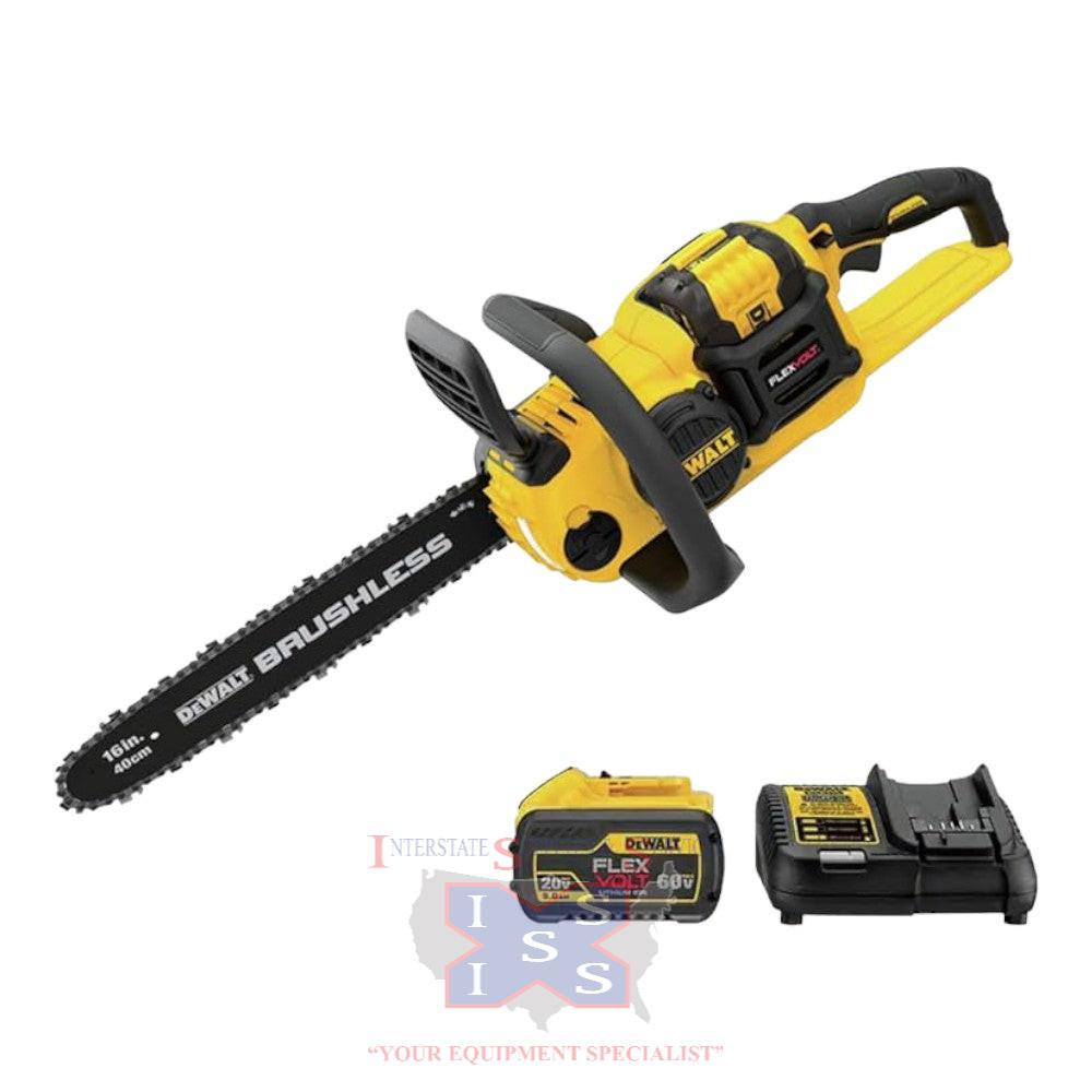 DeWalt FLEXVOLT 60V MAX 16" Brushless Chainsaw Kit.