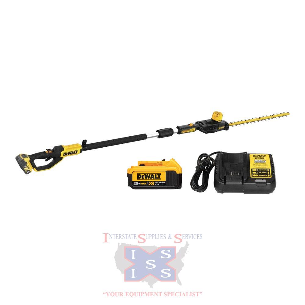 DeWalt 20V MAX Pole Hedge Trimmer Kit.