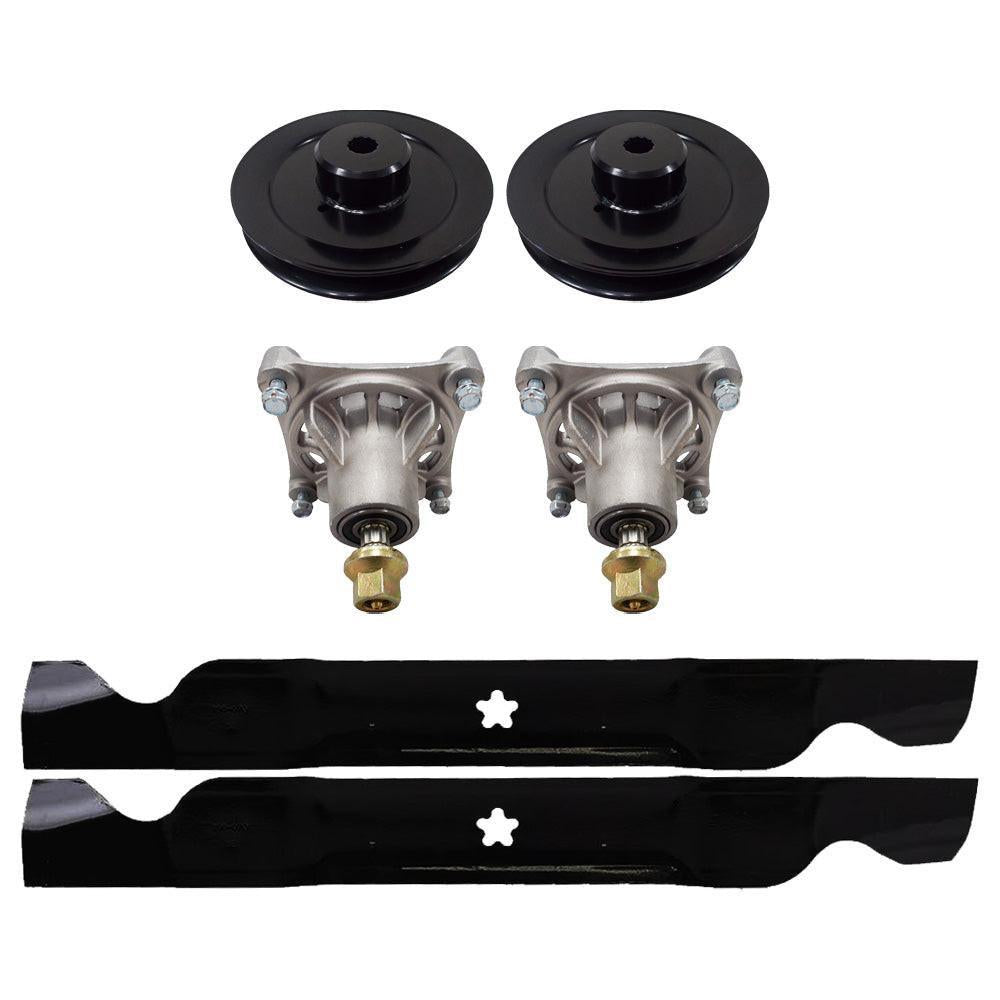 Proven Part Spindles Blades For Husqvarna 46 Inch Deck Z246 Z246i RZ 4621 4622T 4623