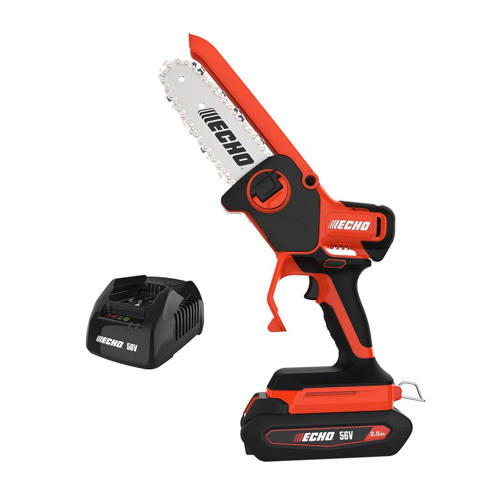 Echo 56V Battery 6" Pruner Saw Kit w/ 2.5Ah Battery & Top Mount Charger