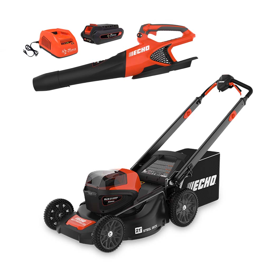 Echo DLM-2100SPBT 56V 31" Lawn Mower (Tool Only) + FREE Leaf Blower Kit