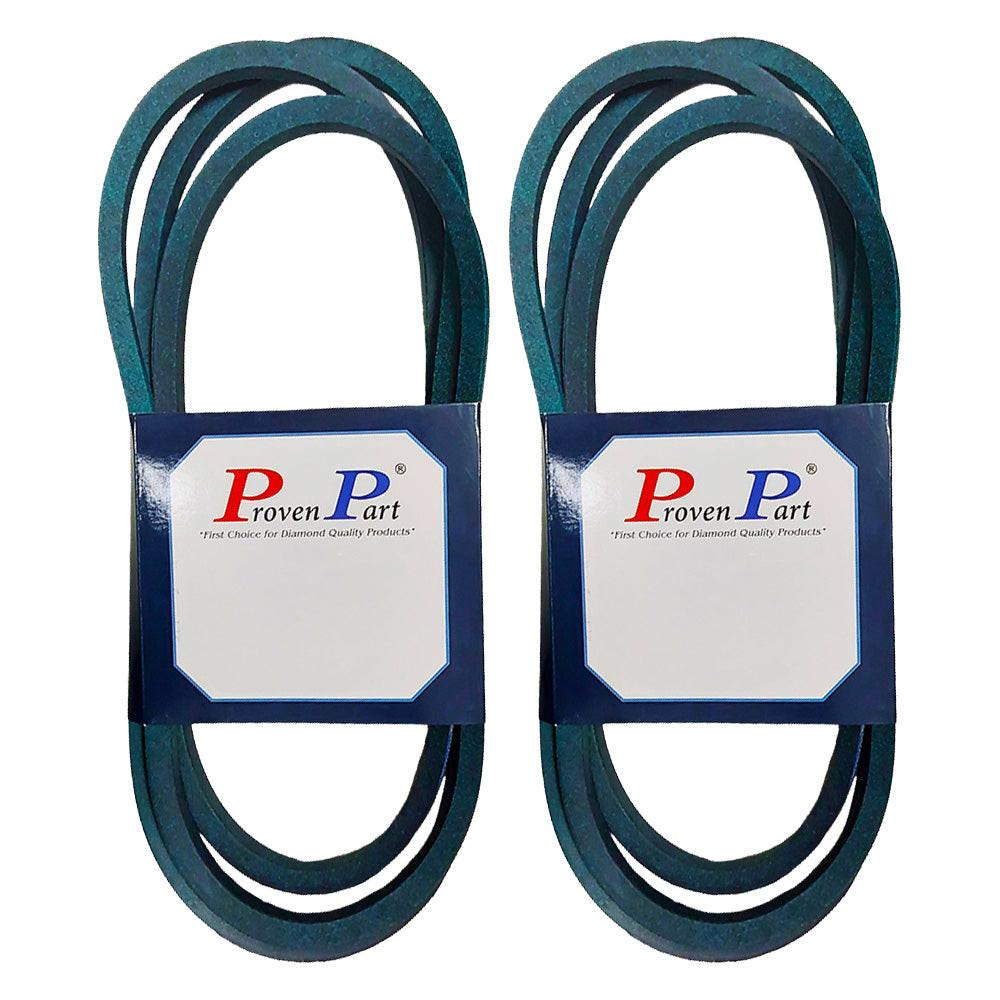 (2) Proven Part Deck Belt 5/8 In X 134 In For Cub Cadet 754-04077 954-04077