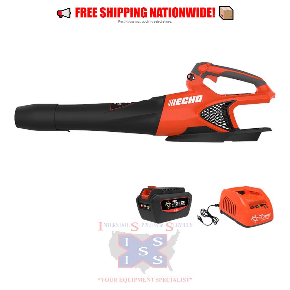 Echo Eforce 56V Battery Powered Handheld Leaf Blower Hand-Held Blower Kit (Rapid Charger).