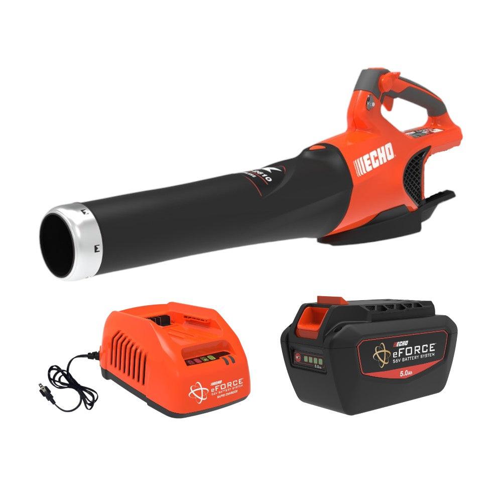 Echo Eforce 56V Battery Powered Handheld Heavy-Duty Leaf Blower Kit.